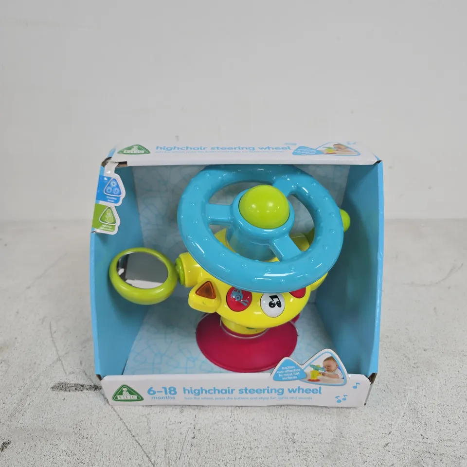 BOXED ELC 6-18 MONTHS HIGHCHAIR STEERING WHEEL