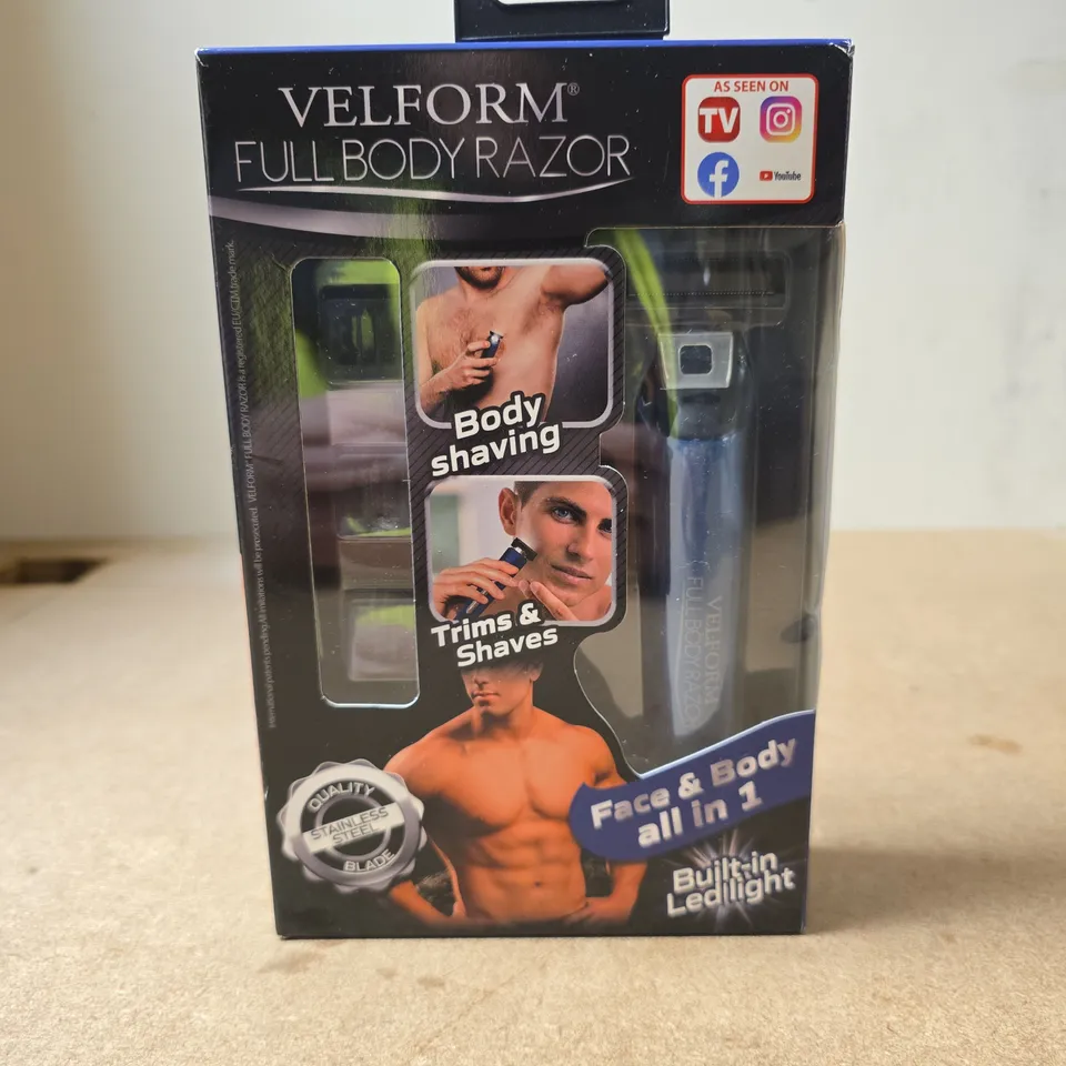 VELFORM FULL BODY RAZOR ALL IN 1 BOXED