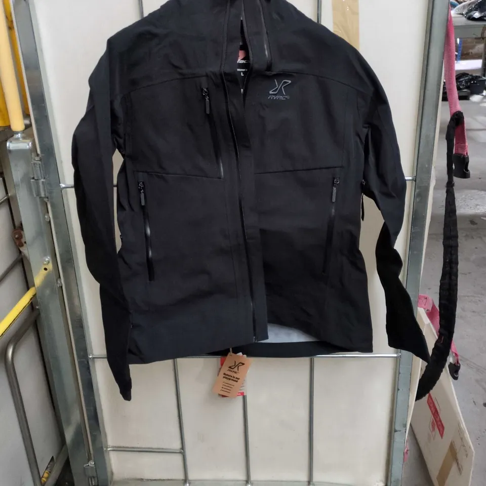 REVOLUTIONRACE WOMEN'S BLACK OUTDOOR JACKET – SIZE L