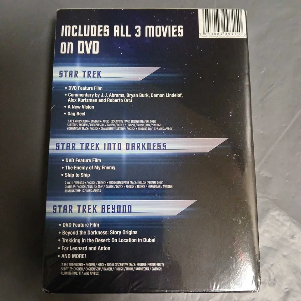 SEALED STAR TREK BEYOND 3-MOVIE COLLECTION