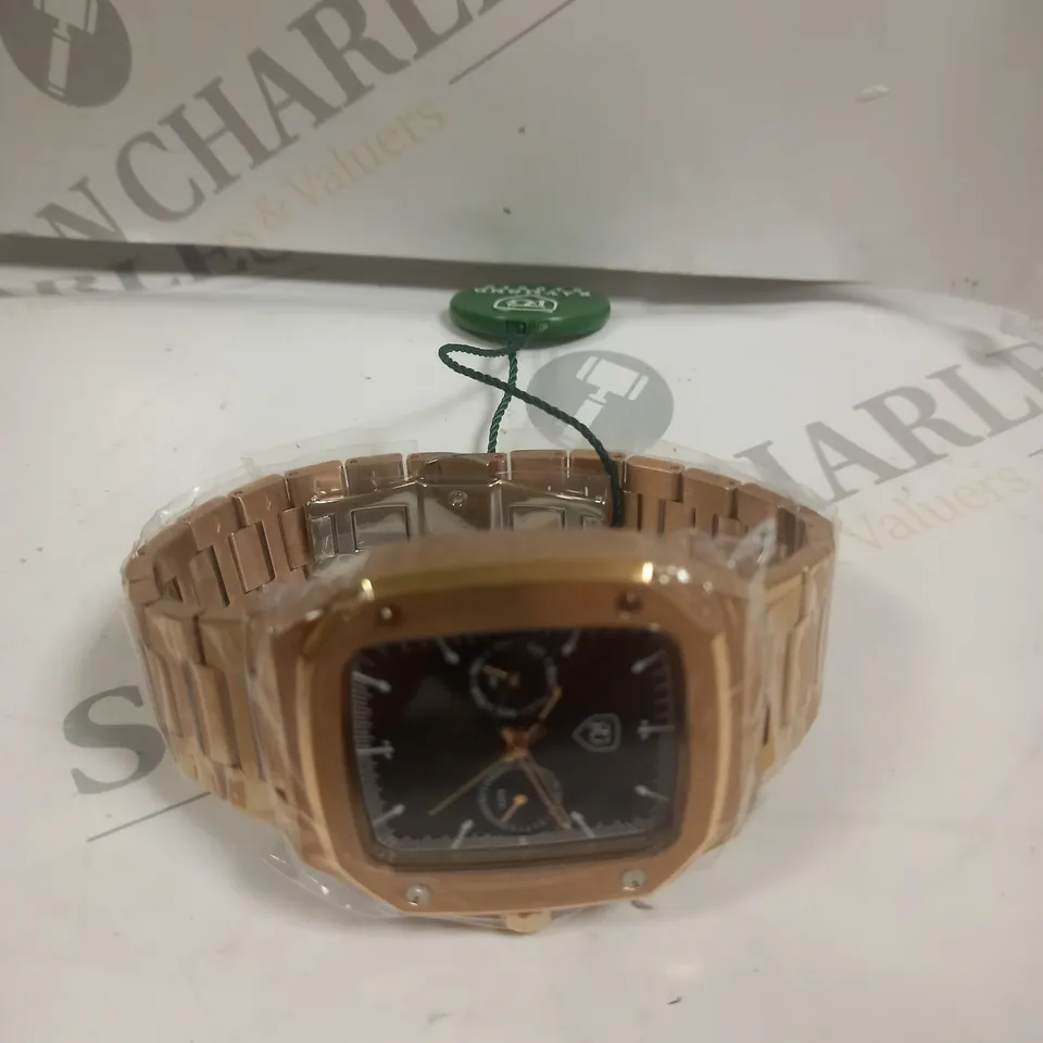 MENS RAYMOND GAUDIN WATCH – MULTI FUNCTION DIAL – STAINLESS CASE & STRAP – 5ATM WATER RESISTANT