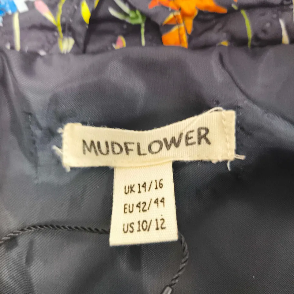 MUDFLOWER WOMEN'S FLORAL JACKET – UK 14/16 (EU 42/49, US 10/12)