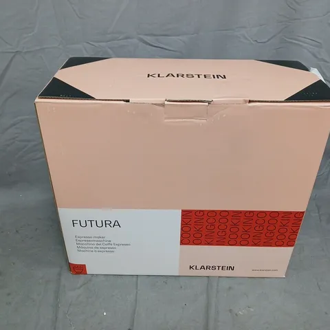 BOXED KLARSTEIN FUTURA ESPRESSO MAKER