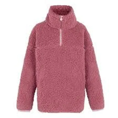 BRAND NEW REGATTA KALIZA HALF ZIP FLEECE IN DUSTY ROSE - 15/16 YRS