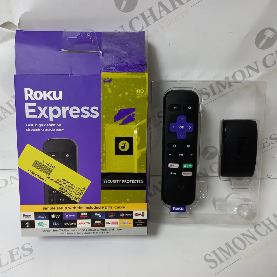 BOXED ROKU EXPRESS HIGH DEFINITION STREAMING BOX