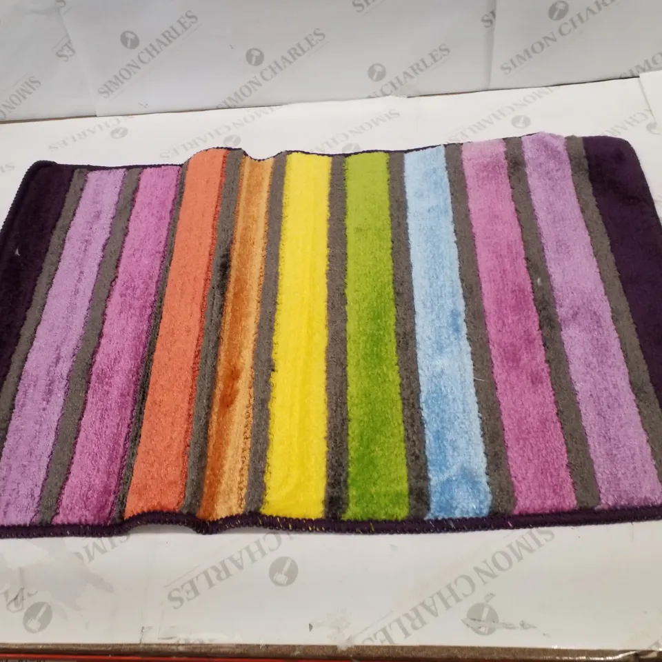 BRAND NEW PACO HOME SALAMANCA 234 BATH MAT IN MULTICOLOURED - 50×80CM 