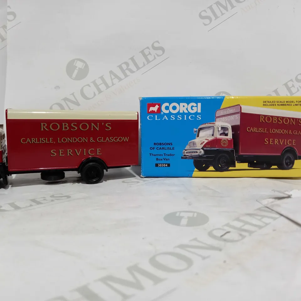 CORGI CLASSICS ROBSON OF CARLISLE BOX VAN