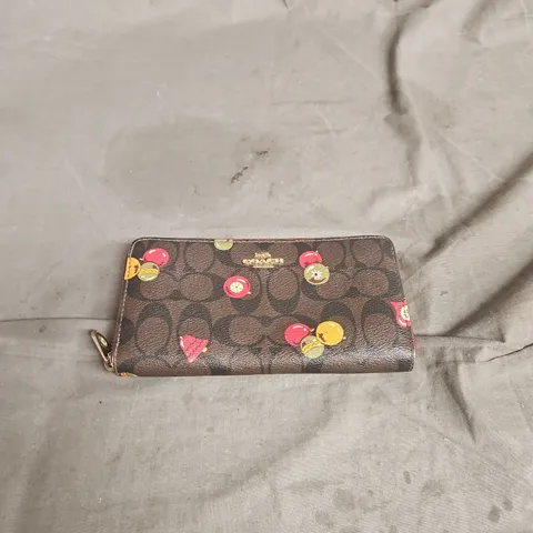 COACH PURSE IN BROWN MULTI