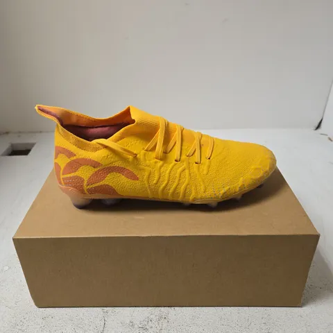 CANTERBURY SPEED INFINITE ELITE FG AU FOOTBALL BOOTS – YELLOW/ORANGE, UK 8