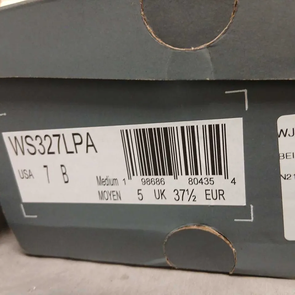 NEW BALANCE WOMEN’S 327 SNEAKERS – BEIGE WITH LEOPARD PRINT, UK 5 (EU 37.5) 