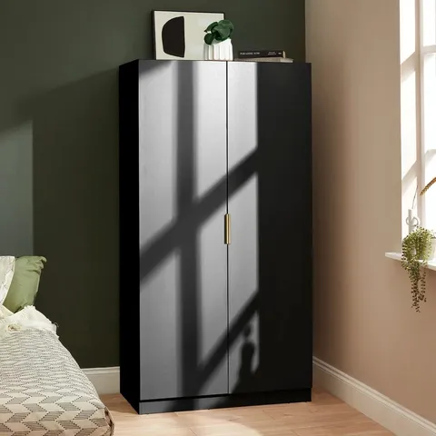 BOXED ESSIE FULL HEIGHT CABINET - PITCH BLACK (2 BOXES)