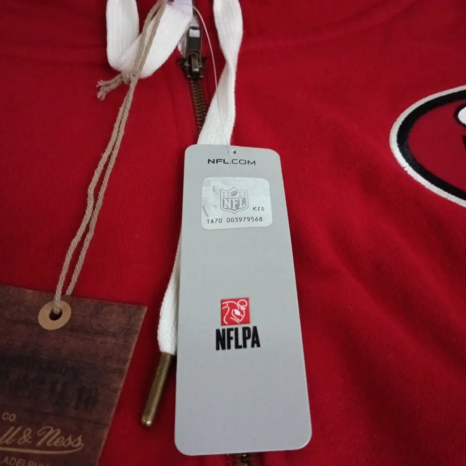 NFL 49ERS PLAYOFF WIN 2.0 FULL ZIP FLEECE LARGE TAGGED