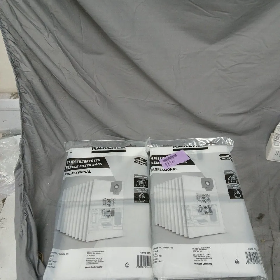KÄRCHER PROFESSIONAL FLEECE FILTER BAGS – 10 PACK
