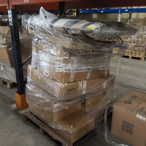 PALLET OF ASSORTED CONSUMER PRODUCTS/FURNITURE PARTS 