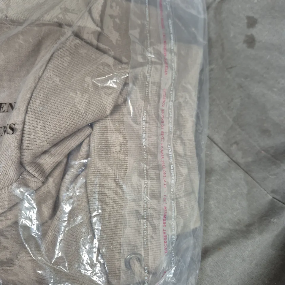 BEIGE KNIT SOUL START JOGGING BOTTOMS– SIZE L 