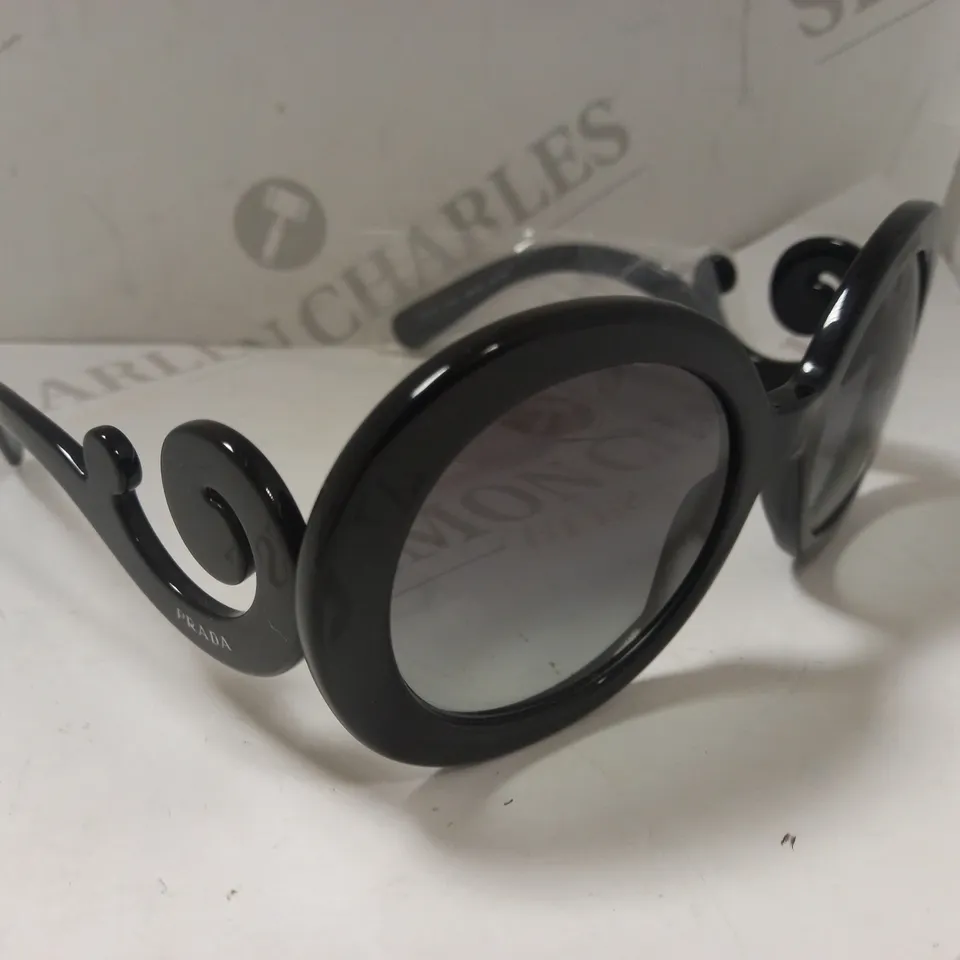 PRADA CIRCLE SUNGLASSES - BLACK RRP £223