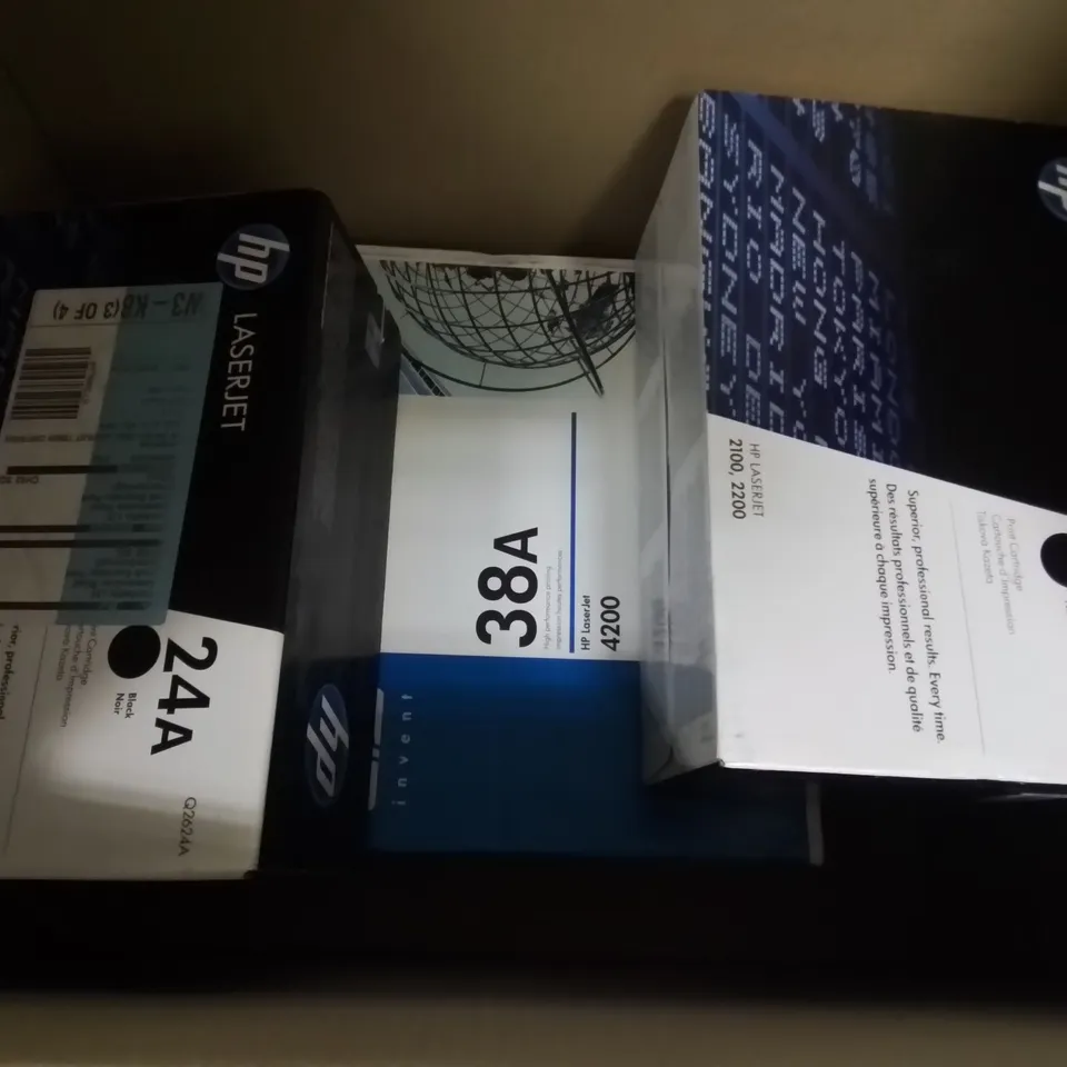 LOT OF 8 ASSORTED HP PRINT CARTRIDGES 