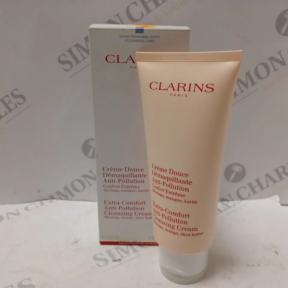 BOXED CLARINS EXTRA-COMFORT ANTI-POLLUTION CLEANSING CREAM (200ml)