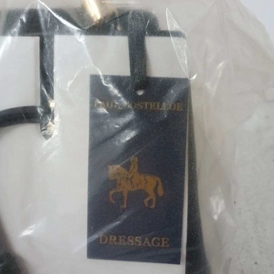 PAUL COSTELLO DRESSAGE LEATHER BAG - BLACK 