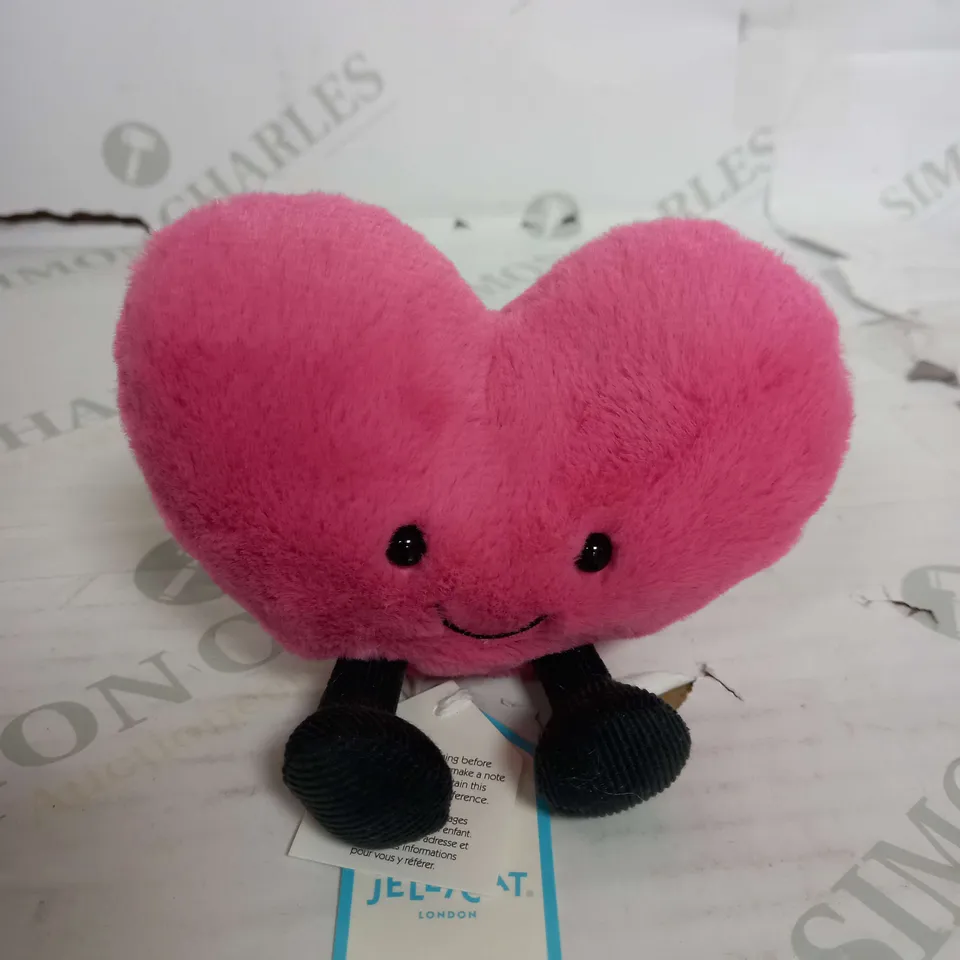 JELLYCAT I AM AMUSEABLE HOT PINK HEART