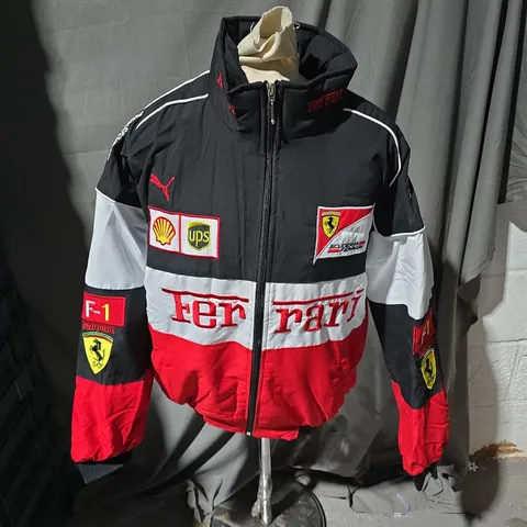 FERRARI RACING JACKET IN RED MULTI - LARGE