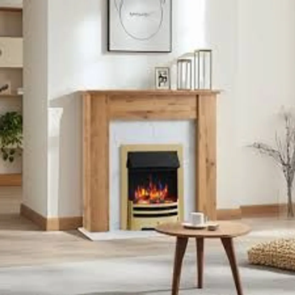 BOXED CLAUDINETTE METRO LANE 23.3cm W ELECTRIC FIREPLACE (1 BOX)