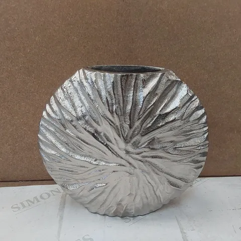 BOXED DEMEYER NICKEL TABLE VASE