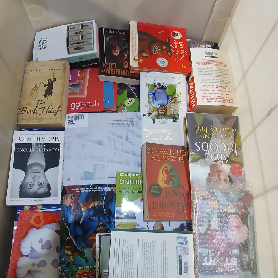 LARGE QUANTITY OF ASSORTED FICTION AND NON FICTION BOOKS