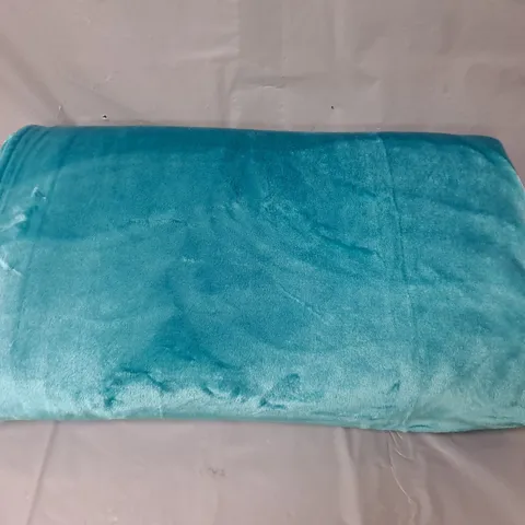 LARGE FLEECE BLANKET - TEAL