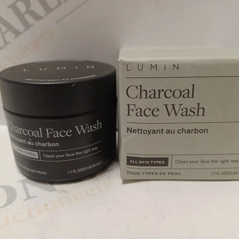 BOXED LUMIN CHARCOAL FACE WASH 50ML