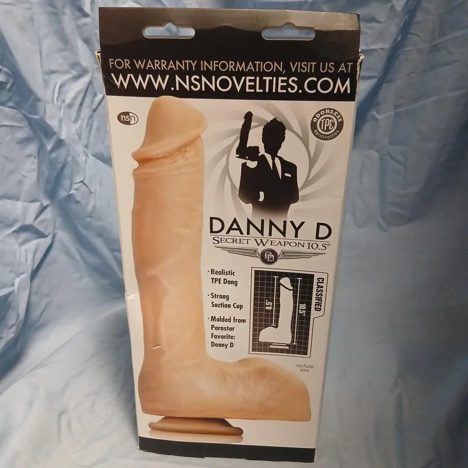 DANNY D'S SECRET WEAPON 10.5 INCH REALISTIC TPE DONG – BOXED