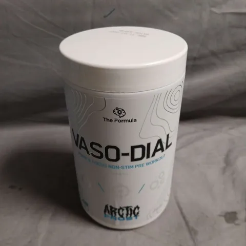 SEALED THE FORMULA VASO-DIAL NON-STIM PRE WORKOUT - ARCTIC FROST - 630G