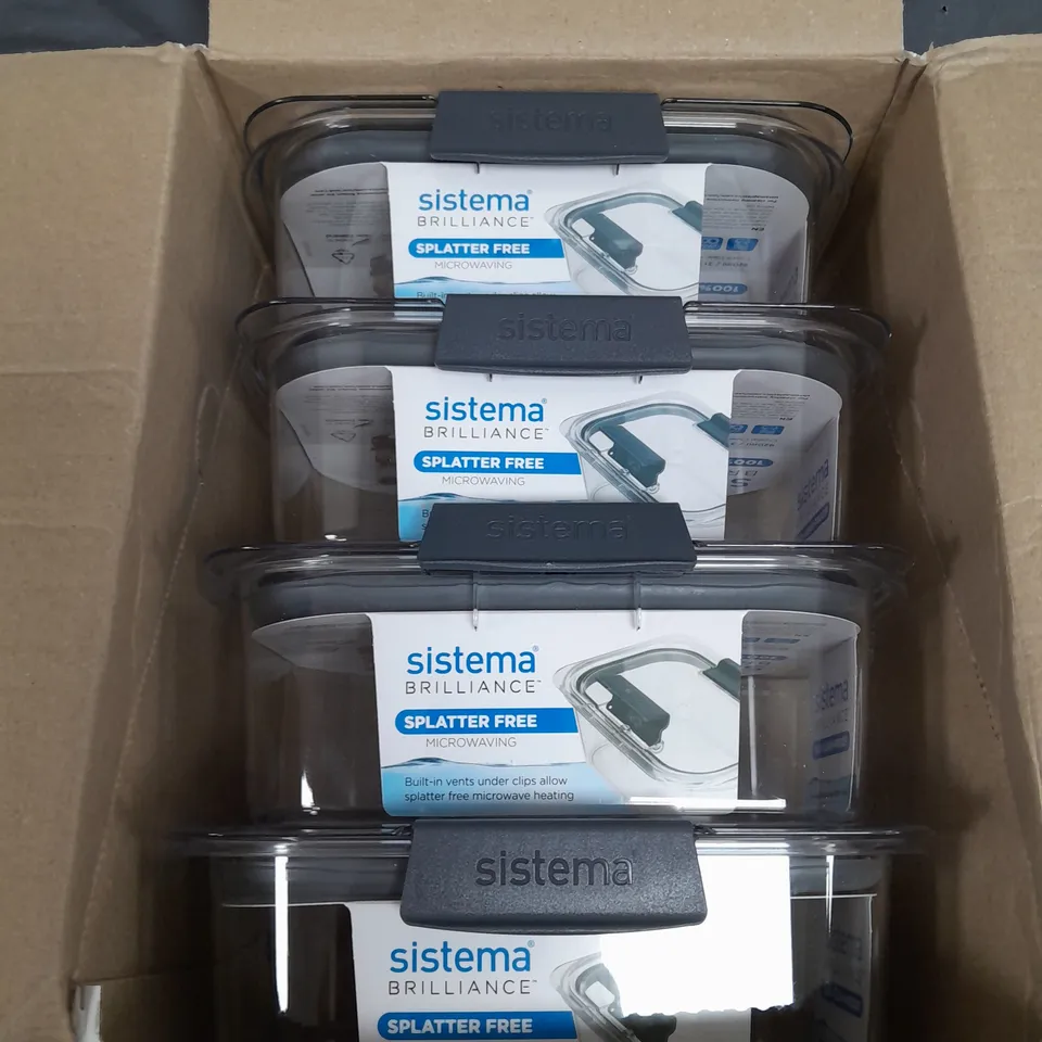 BOXED SISTEMA 920ML STORAGE CONTAINERS 