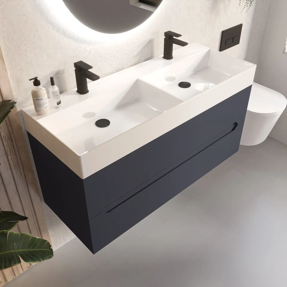 BOXED MORELLA 1200MM VANITY CABINET  BASE - MATT ANTHRACITE
