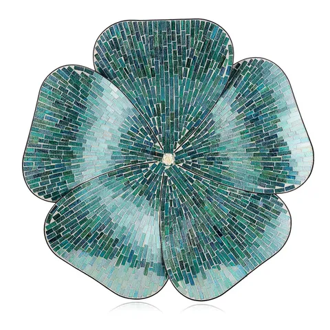 GARDEN REFLECTIONS FLORAL MOSAIC WALL HANGING