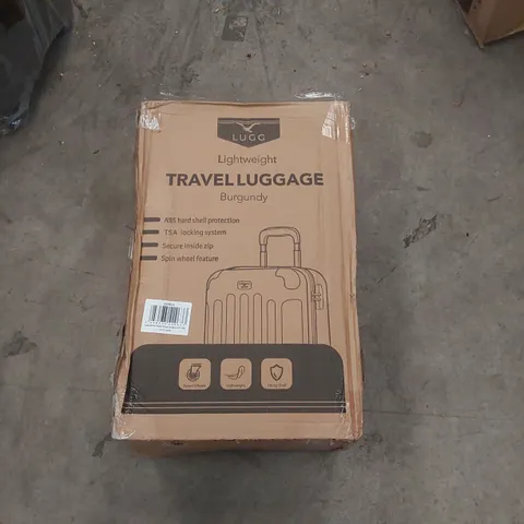 BOXED LUGG LIGHTWEIGHT TRAVEL SUITCASE
