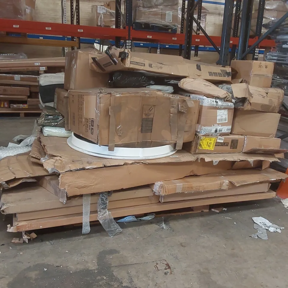 PALLET CONTAINING A VERY LARGE QUANTITY OF ASSORTED FURNITURE PARTS ECT 
