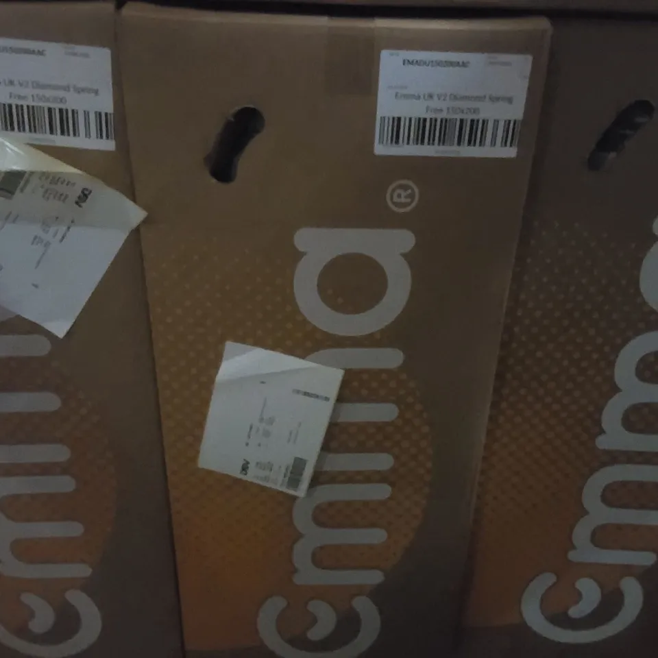 BRAND NEW BOXED EMMA UK V2 DIAMOND SPRING FREE 150 x 200CM KING SIZE MATTRESS 