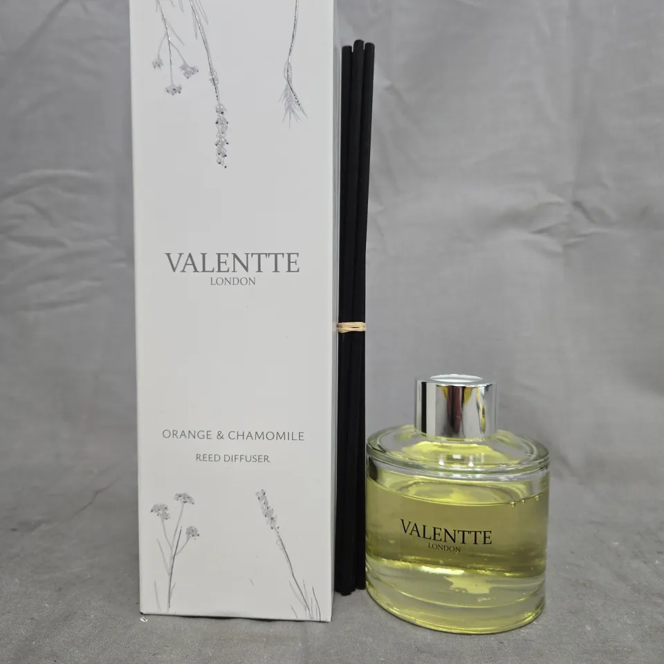 VALENTTE LONDON ORANGE & CHAMOMILE REED DIFFUSER – BOXED