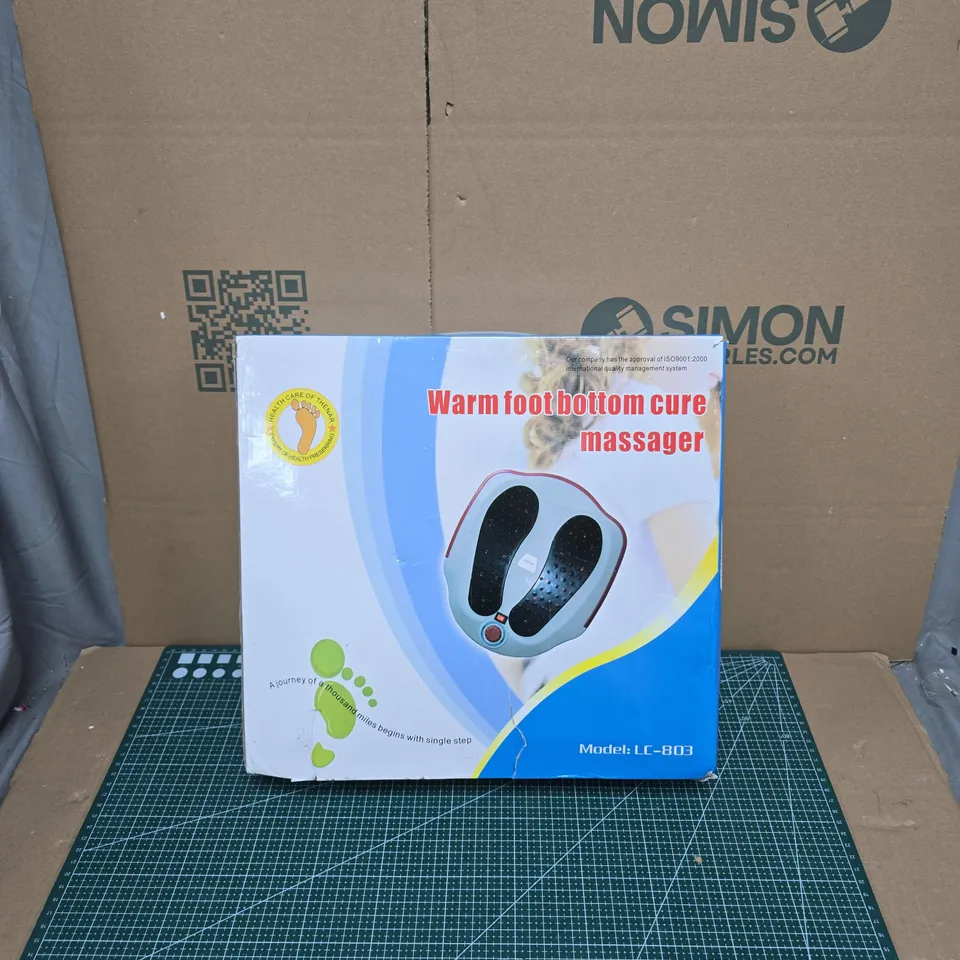 WARM FOOT MASSAGER – MODEL LC-803, BOXED
