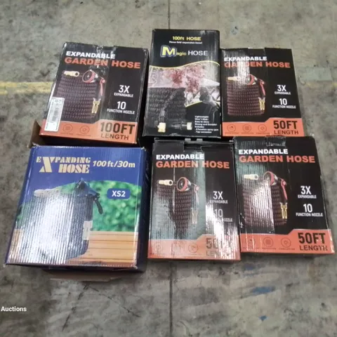 PALLET CONTAINING A LARGE ASSORTMENT OF GARDEN HOSES - BRANDS MAY VARY