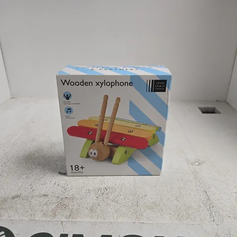 JOHN LEWIS WOODEN XYLOPHONE TOY – BOXED
