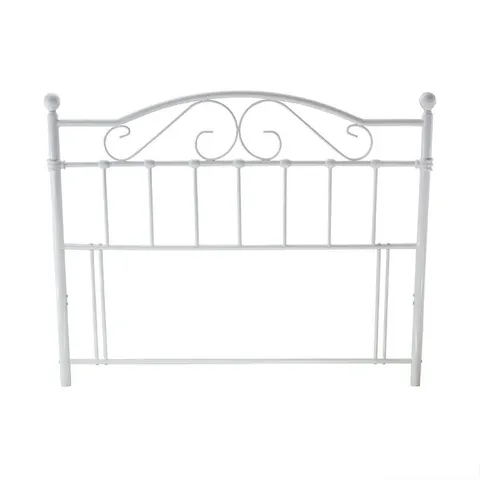 BOXED CLARICE METAL HEADBOARD - GLOSS WHITE // SIZE UNSPECIFIED (1 BOX)