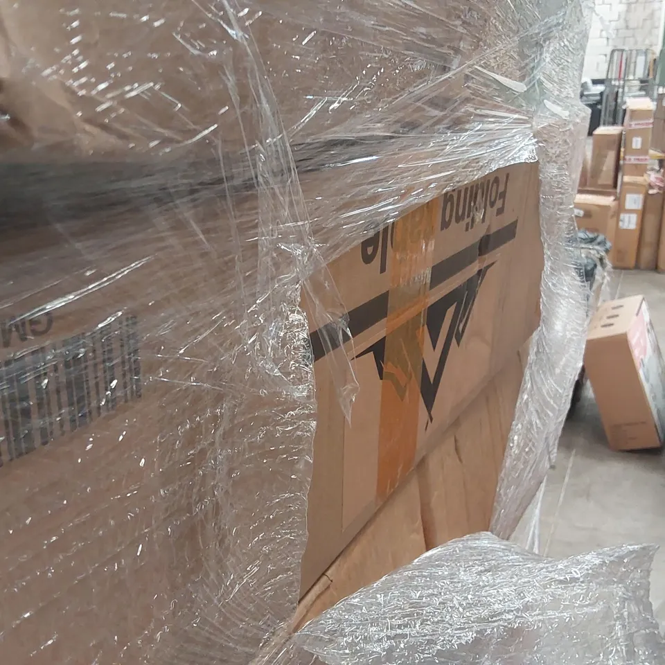 PALLET CONTAINING A LARGE ASSORTMENT OF CONSUMER PRODUCTS INCLUDING: FOLDING TABLE ECT
