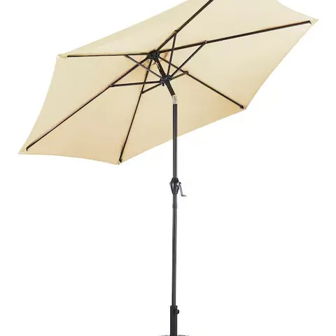 SOLANA GARDEN PARASOL - 3M IN NATURAL - COLLECTION ONLY