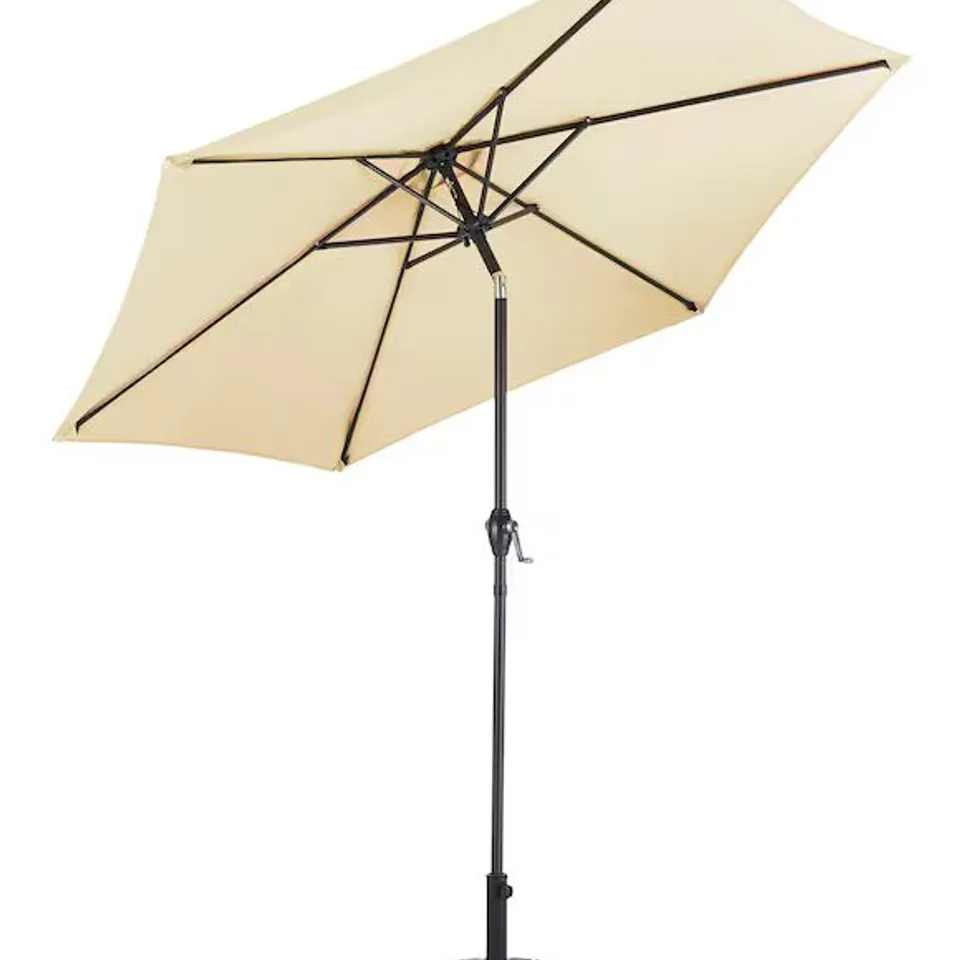 SOLANA GARDEN PARASOL - 3M IN NATURAL - COLLECTION ONLY
