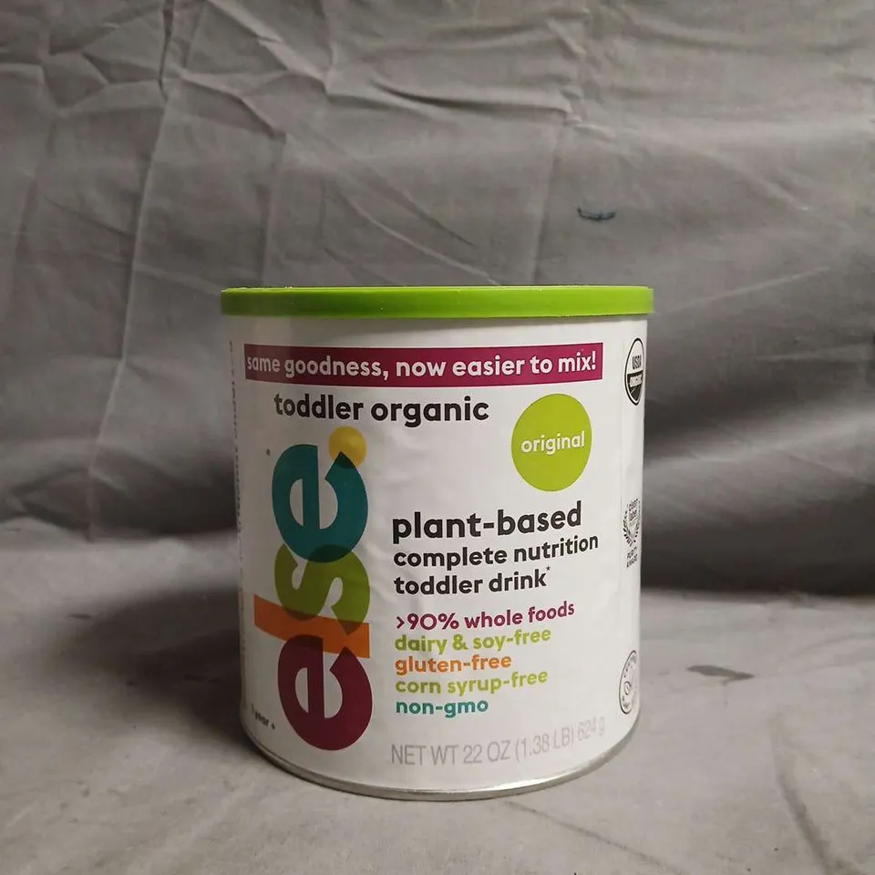 TODDLER ORGANIC PLANT-BASED COMPLETE NUTRITION DRINK – 22 OZ CAN - COLLECTION ONLY 