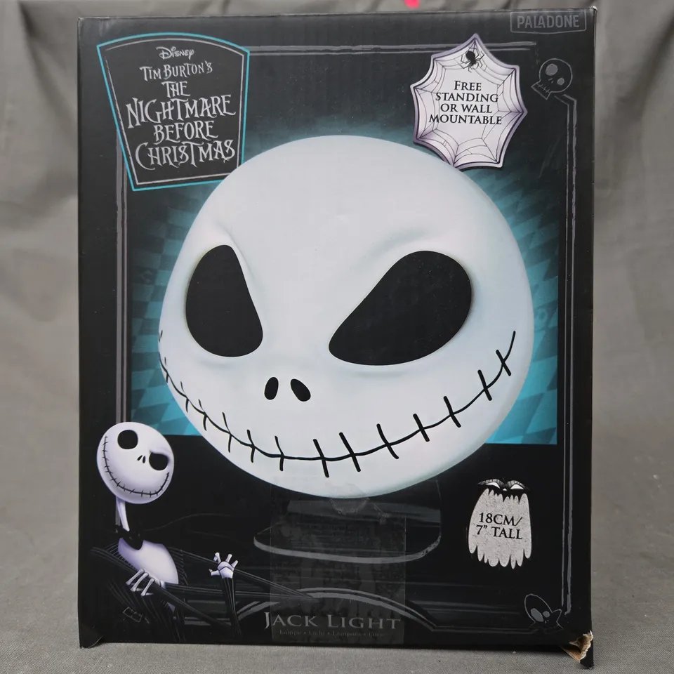 BOXED DISNEY THE NIGHTMARE BEFORE CHRISTMAS JACK LIGHT