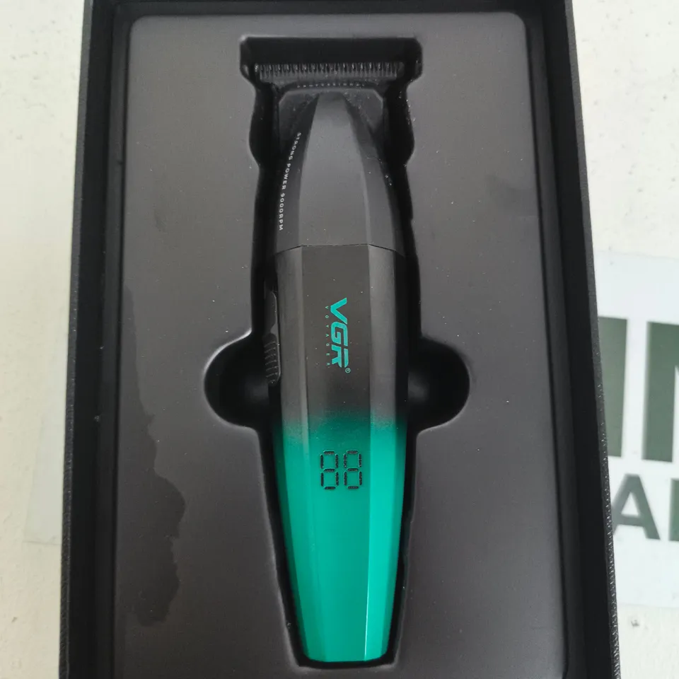 VGR GROOMING TRIMMER – 9000 RPM, TEAL & BLACK