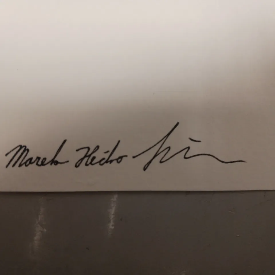 SIGNED, DATED, AND PERSONALISED WATER COLOUR PAINTING